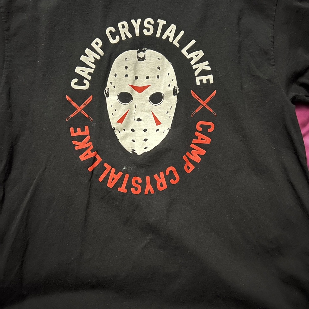 Camp Crystal Lake Black T-Shirt